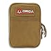 ORCA Tactical MOLLE Gadget Pouch – EDC Admin Pouch for Military, EMT, Police – Heavy-Duty 600D Polyester, YKK Zippers, Reinforced Design (Coyote Brown)