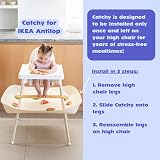 Catchy Highchair Food Catcher for IKEA Antilop and 11 Brands view 5