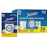 Juven Nutrition Support for Wound Healing, Pineapple Coconut, 30ct | Collagen peptides, arginine, glutamine, HMB and micronutrients provide targeted nutrition to support wound healing