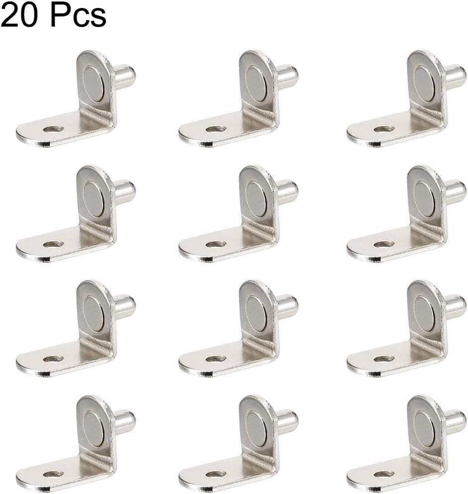 sourcing map Shelf Support Peg,5mm L-Shaped Support - Image 4