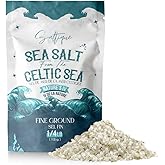 Sea Salt from the Celtic Sea Fine Ground - 100% Natural and Unrefined. Hand-Harvested Mineral Sea Salt (1/4lb Fine)