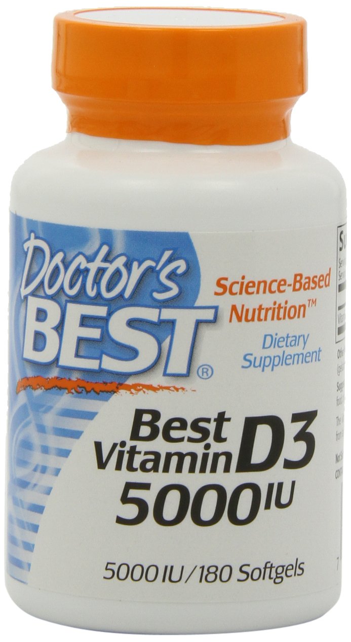 Doctor's Best Vitamin D3 5000Iu Soft Gels 180-Count 27 61qtgC0bYFL