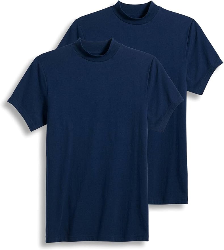 Jockey Men's Sportswear Short Sleeve Mock Neck Tee 2 Pack Amazon.ca Clothing & Accessories