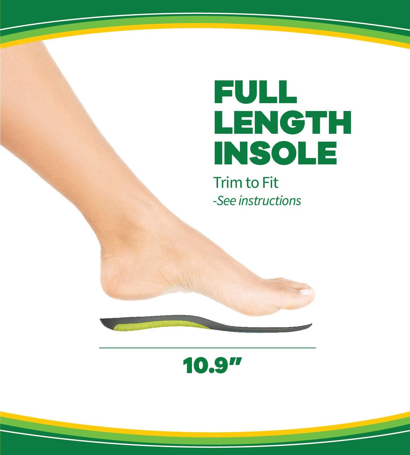 Dr. Scholl’s Sport Insoles // Superior Shock Absorption and Arch Support to Reduce Muscle Fatigue and Stress on Lower Body Joints (for Women's 6-10, also available for Men's 8-14): Health & Personal Care