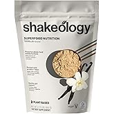 Shakeology 0g Added Sugar Plant Based Protein Powder Blend, Gluten-Free Shake with Vitamins and Minerals – Helps Support Healthy Weight Loss, Lean Muscle, Gut Health – Vanilla, 30 Servings