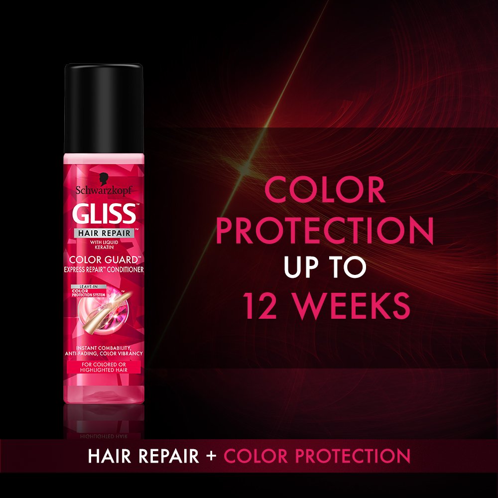GLISS Hair Leave in Conditioner Color Guard Express Repair, 6.8 Ounce Buy Online in UAE