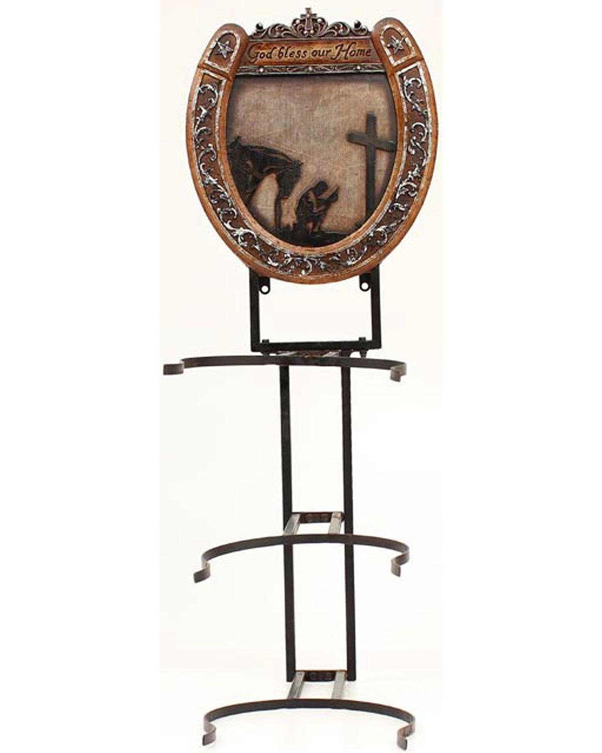 western hat racks on Hat Racks Western Moments Unisex Cowboy Prayer Hat Rack Brown One Size Home Kitchen