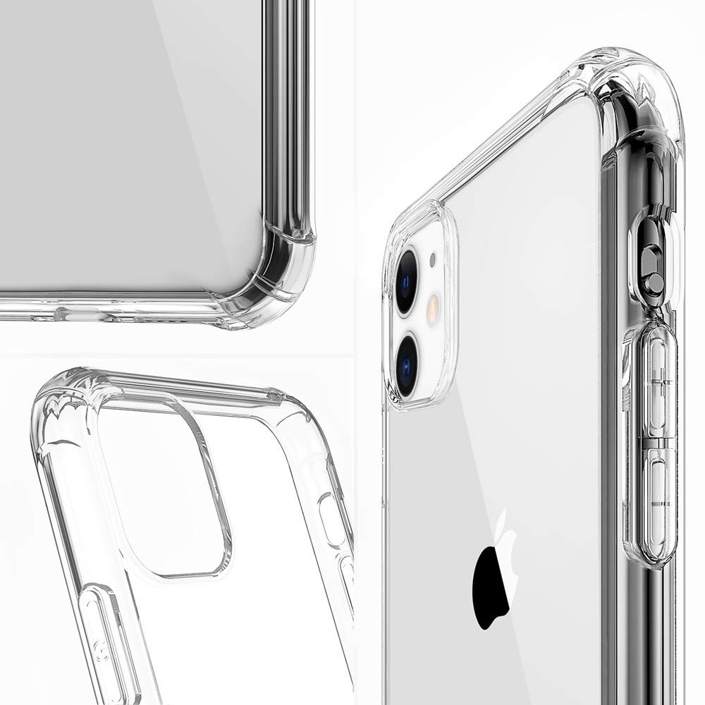Tukcherry Custodia iPhone 11, Trasparente TPU Morbido Silicone iPhone 11 Bumper Cover [Anti-Graffio] [Antiurto] Custodia Trasparente Protettiva Case per iPhone 11-6.1 Pollici