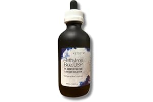 KETOSTAT Methylene Blue USP 4 oz / 100 ml 1% Concentration Solution +99% Purity