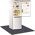 Sempoda Refrigerators Mat，Multifunctional home appliance mat—Absorbent/Waterproof，Protect refrigerators and floors, Under Refrigerators Mat，Non-slip Backing，Washable (36" x 36")