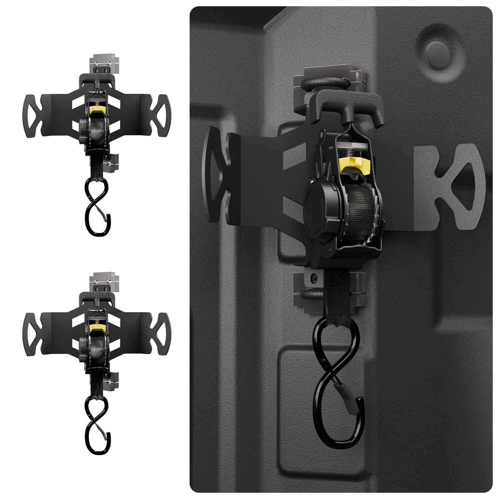 Photo 1 of ** SOLD AS IS, NO REFUND/RETURN** SEE COMMENTS!
Rotating Retractable Ratchet Straps for Chevy Silverado & GMC Sierra 1500 2500 Accessories 2019–2025 Auto-Retract Tie Down Straps with Swivel Ratchet Heavy Duty Truck Bed Accessories (2PCS)