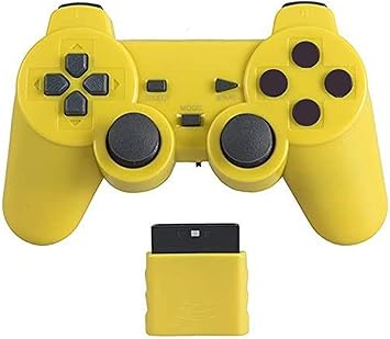 yellow ps2 controller