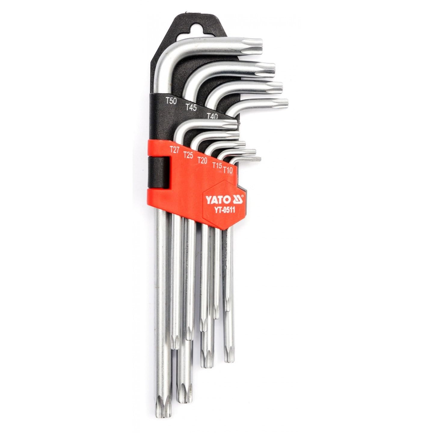 YATO Torx Key Set 9-Piece T10 - T50 Cr-V