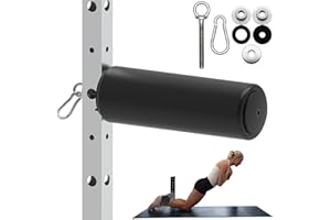 Vatemechie Nordic Hamstring Curl Attachment with Quick-Install, Premium Leather-Wrapped Padding for 2x2, 3x3, 2x3 Power Racks, Home Gym Essential for Split Squats, Sit-Ups & Core Training