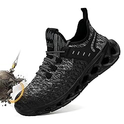 Steel Toe Shoes for Women Men Wide Non Slip