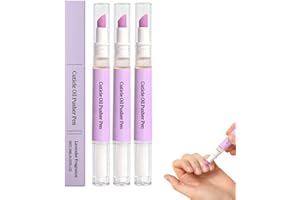 2-in-1 Cuticle Pusher & Oil Pen, Cuticle Oil Pens for Hangnails, Dry & Damaged Nails, Moisturize Strengthen (3PCS)