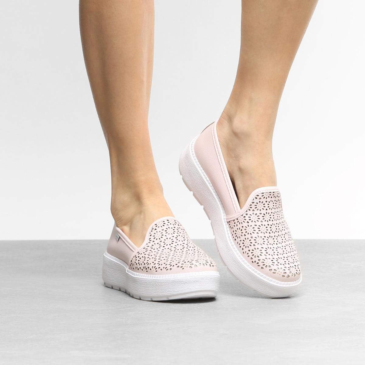 tênis slip on kolosh laser cut feminino