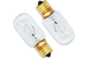 AMI PARTS WB36X10003 Bulb 40w 130v Microwave Light Replacement Part Compatible with General Electric Hotpoint Microwave(2pcs)