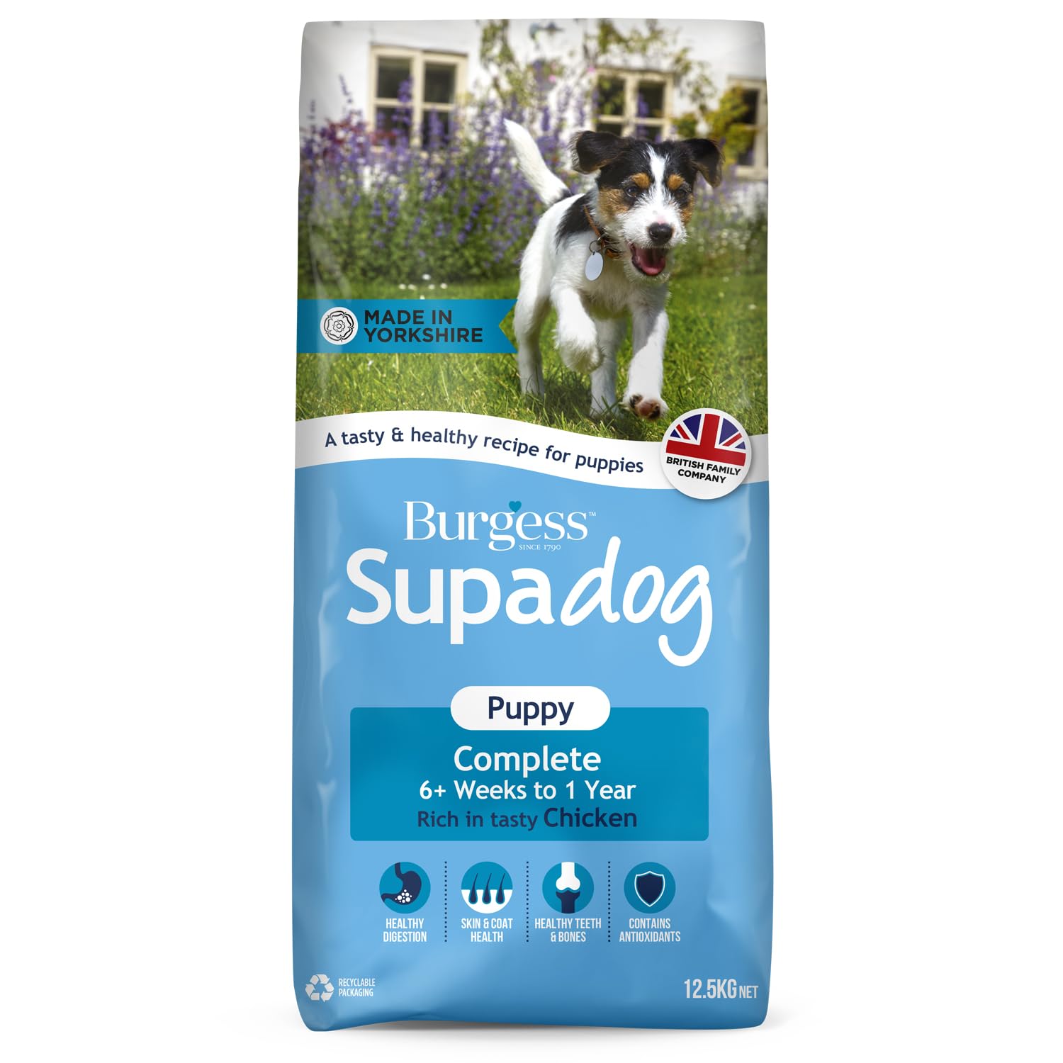 Burgess Supadog Puppy, dry puppy food 12.5 kg