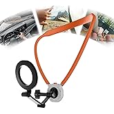 Neck Phone Holder Magnetic Hands Free for POV/Vlog Selfie Chest Mount with Strap Perfect for Recording, Cooking, Cycling Compatible with iPhone, Android, 27.5inch Flexible Hose for 100lb-265lb Weight