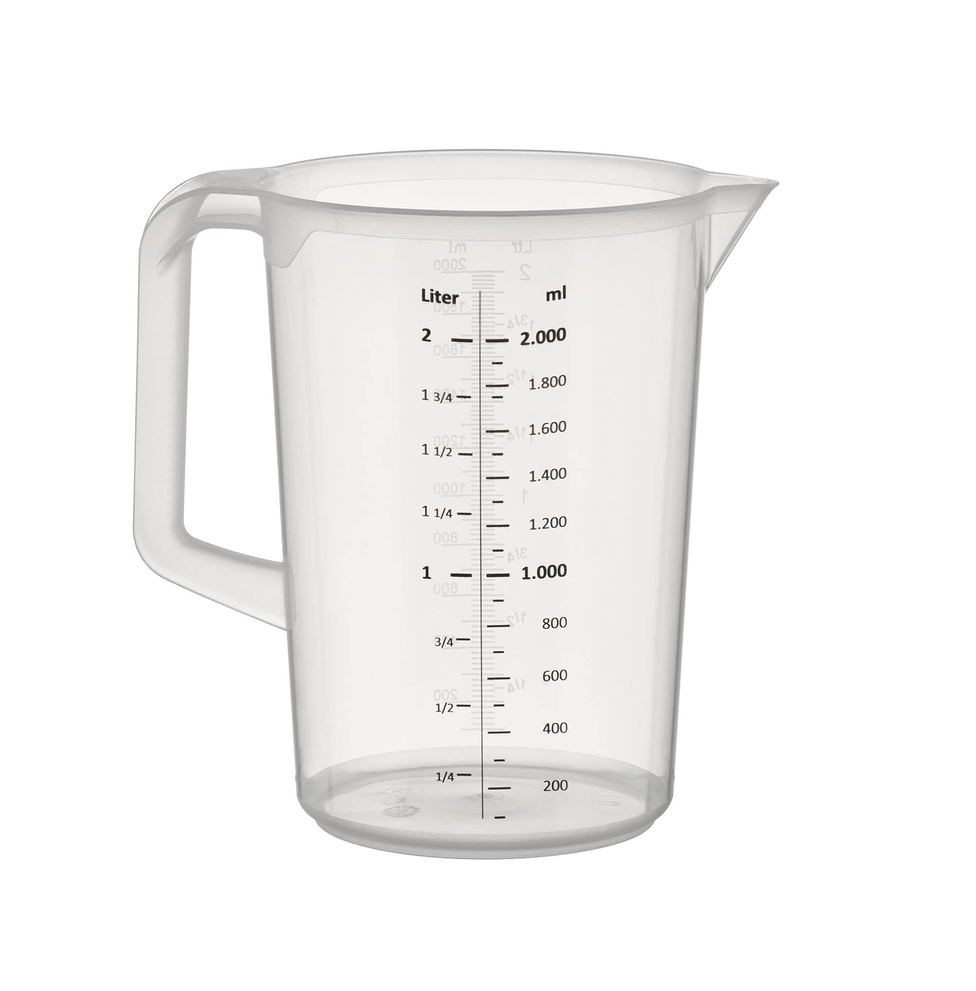 Measuring pitcher Ø 15,5 cm, height 21 cm Polypropylene, with handle