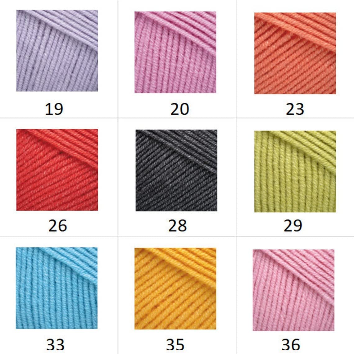 8 skeins YarnArt Jeans, Amigurumi Cotton Yarn, Knitting Yarn, Crochet Yarn, Baby Yarns, Amigurumi
