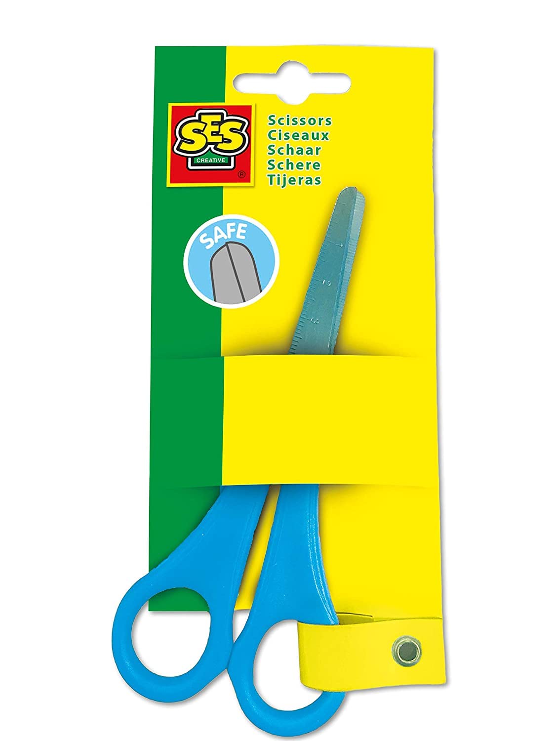 SES Creative 00837 Right-Handed Scissors for Kids, Safe and Durable