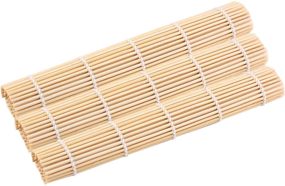 Bamboo curtain Sushi, kimbap, Japanese sushi special tool, 24cm*24cm, (three assembly)