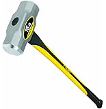 Truper 30933 16-Pound Sledge Hammer, Fiberglass Handle with Rubber Grip, 36-Inch