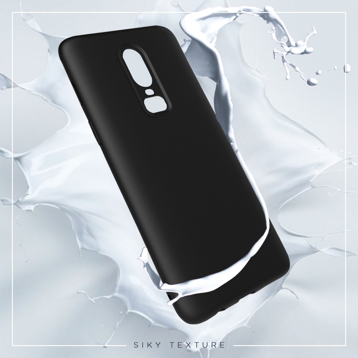 AROC OnePlus 6 Case Shockproof, TPU Gel Phone Cover Case Soft Back Bumper Protector Protective Case [Ultra-Thin] [Anti-Drop] [Anti-Scratch]