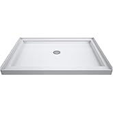 DreamLine SlimLine Single Threshold Shower Base in White | DLT-1136480