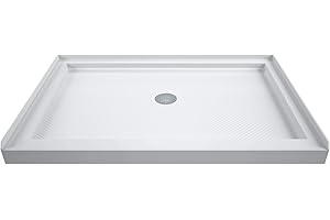 DreamLine SlimLine Single Threshold Shower Base in White | DLT-1136480