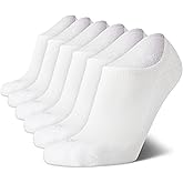 Calvin Klein Mens Liner Socks - 6 Pack Cushioned Non-Slip No Show Sneaker Loafer Sock - Ultra Low Cut Socks for Men (7-12)
