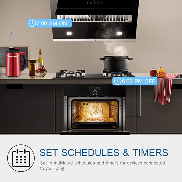 WiFi Enchufe Inteligente KKmoon Enchufe inteligente El enchufe de monitoreo de energa wifi funciona con Alexa Google Home Smart Life App Programacin remota y temporizador No requiere hub