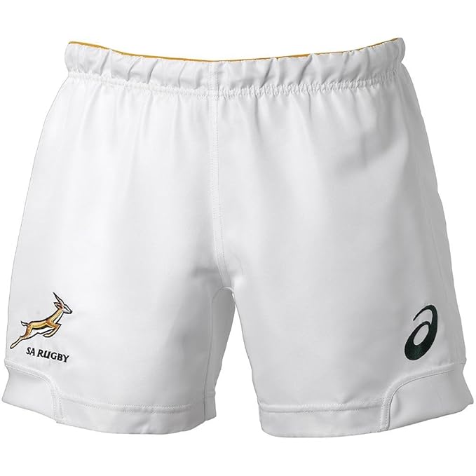 SPRINGBOX SHORTS White 14/15 South Africa Rugby Asics L White Amazon
