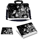 Suitcase with matching laptop bag