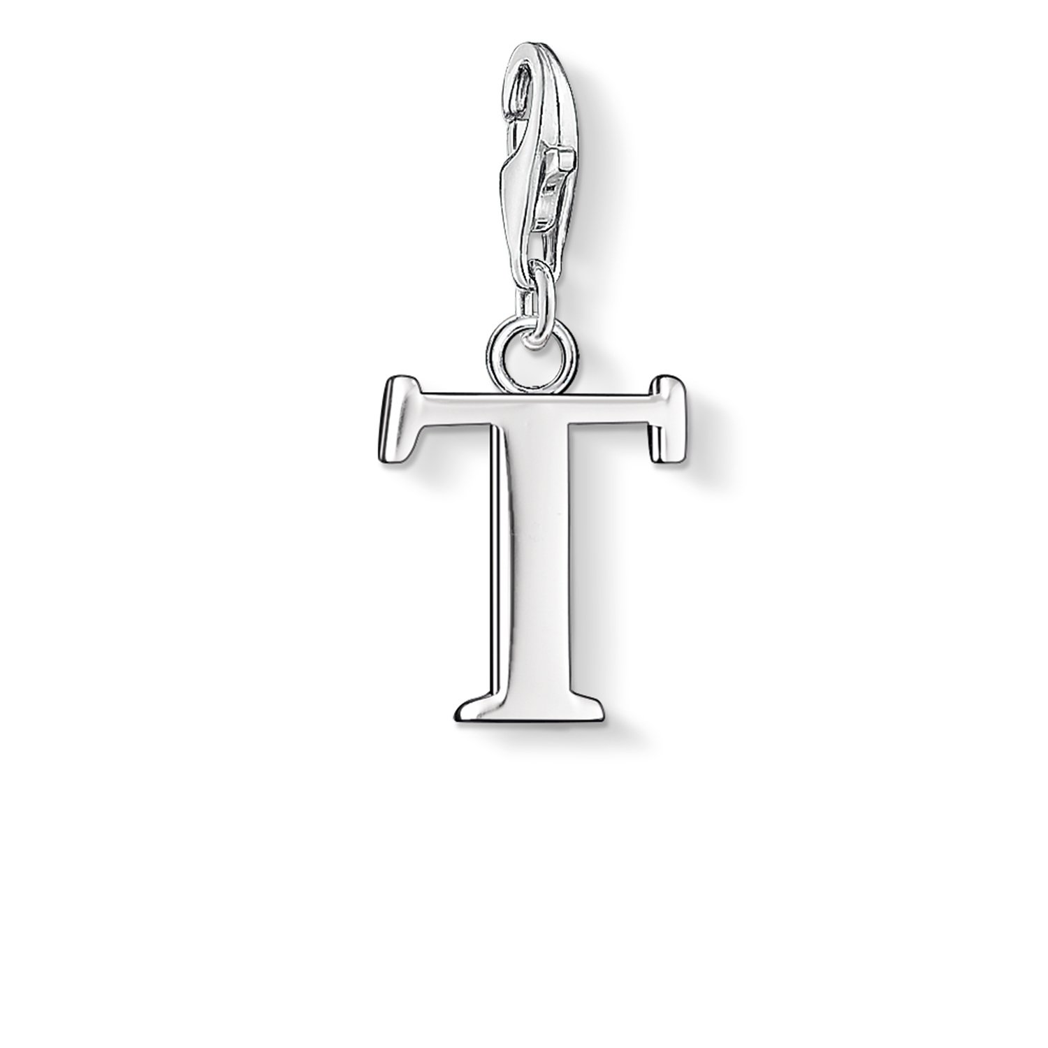 Thomas Sabo Women Charm Pendant Letter T Charm Club 925 Sterling Silver 0194-001-12 โ image 1