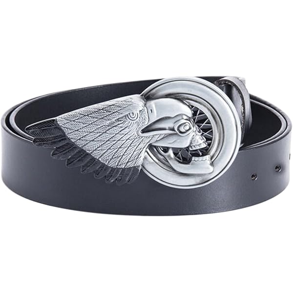 Cinturón De Moda Para Hombre, Cinturon De Animal Con Patrón De