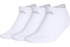 adidas Women's Cushioned No Show Socks Pack of 3