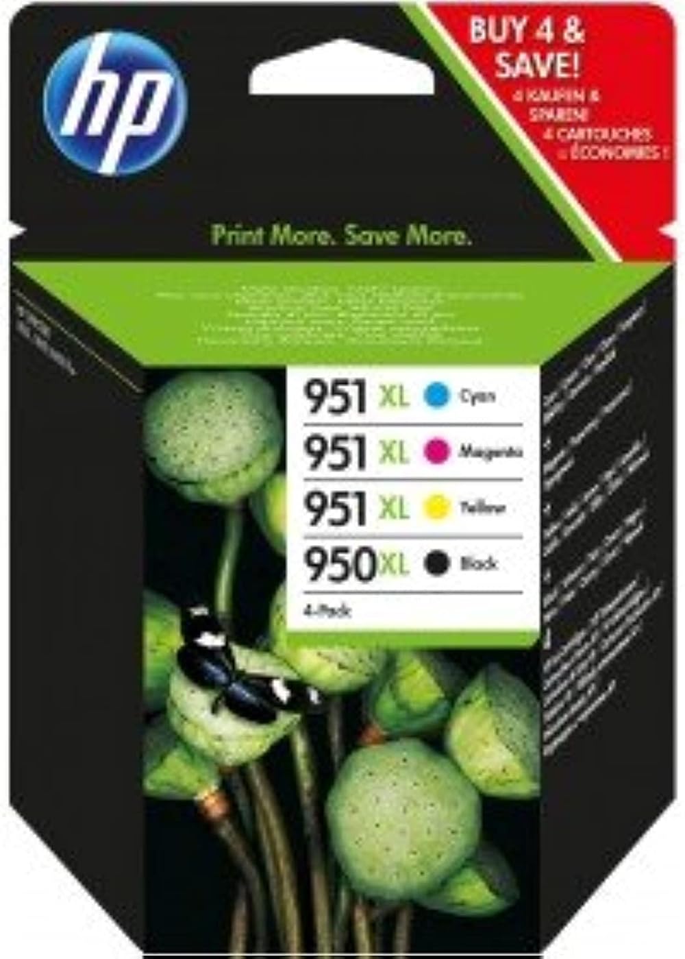 HP C2P43AE 950XL/951XL Original Ink Cartridges Black Cyan Magenta Yellow