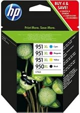 HP C2P43AE 950XL/951XL Original Ink Cartridges Black Cyan Magenta Yellow