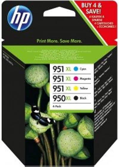 HP C2P43AE 950XL/951XL Original Ink Cartridges Black Cyan Magenta Yellow