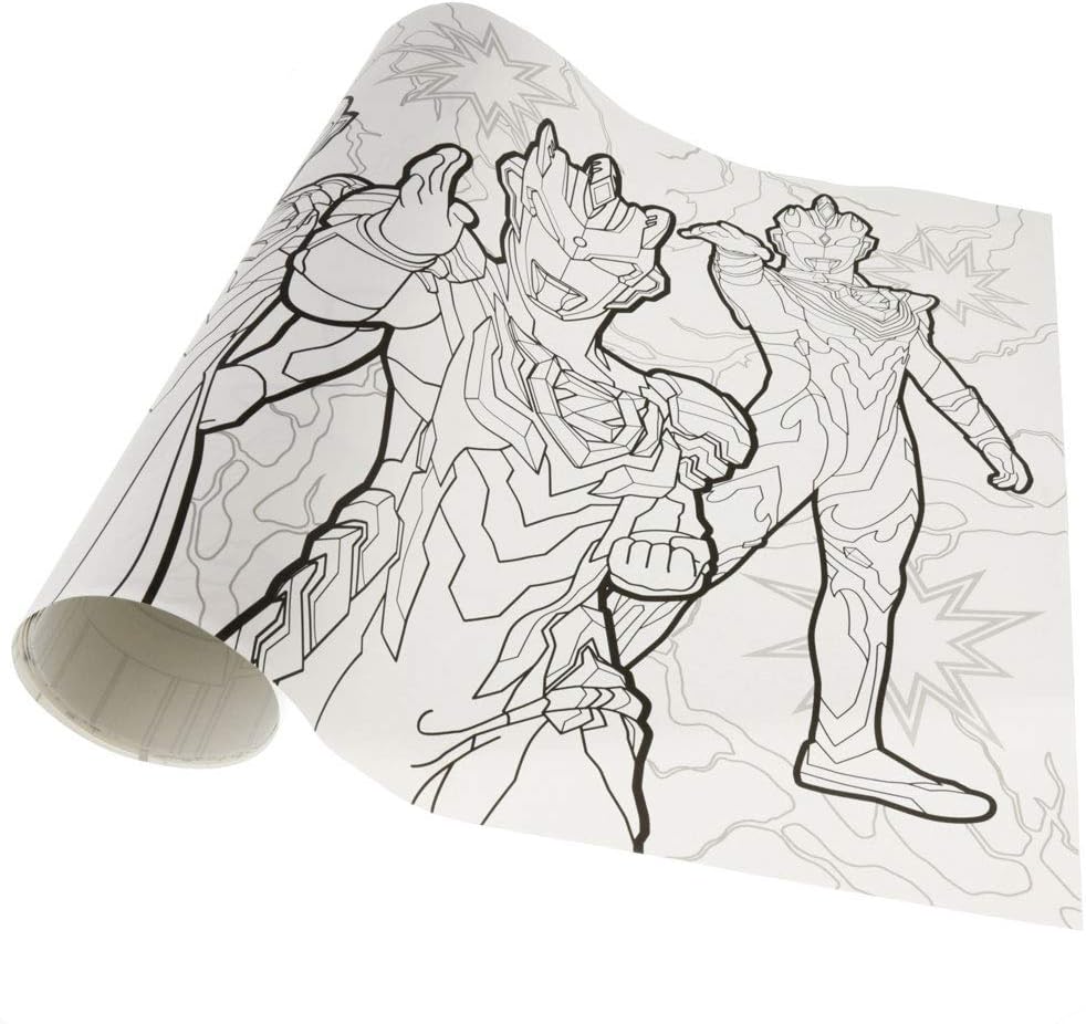 Amazon サンスター文具 ペタッと ロールぬりえ ウルトラヒーローズ a おもちゃ おもちゃ