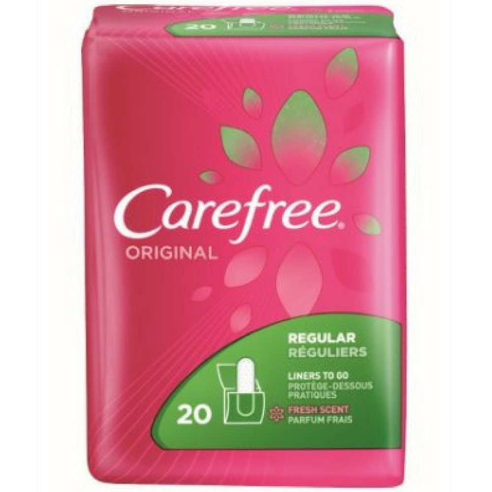 Carefree Original UltraThin Panty Liners, Regular, Fresh