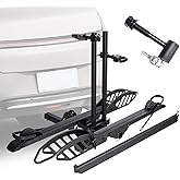 CRAVOT CyberRack EBike Rack for 2 Bike, 200 lbs Capacity Heavy Duty Electric Bike Carrier, 5-inch Fat Tire Bicycle for 2'' Re