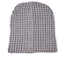 High Style Unisex Merino Wool Cashmere Slouch Square Knit Beanie