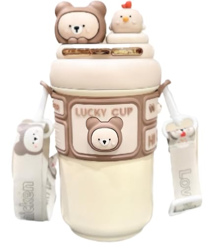 530/780ML Double Drinking Water Bottle Summer Student Child Water Cup