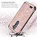 ZTE ZMax Pro Case,ZTE Carry Z981 Case,ZTE Grand X Max 2 Case,ZTE Imperial Max Case, BENTOBEN Bling Slim Hard Cover Shockproof Protective Case for ZTE Zmax Pro Z981/Grand X Max 2/Imperial Max Rose Gold