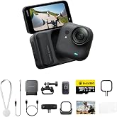 Insta360 GO Ultra Premium Cycling Bundle - 4K Hands-Free Vlogging Camera | POV Cam, 1/1.28" Sensor, 53g Lightweight, 156&deg; FOV, 200 Min Battery Life, Magnetic Wearable Action Camera for Sports
