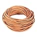 BEADNOVA 2.0mm Genuine Round Leather Cord Leather Strips for Jewelry Making Bracelet Necklace Beading, 10 Meters/ 11 Yards, Natural Color